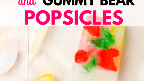 Sprite and Gummy Bear Frozen Ice Pops