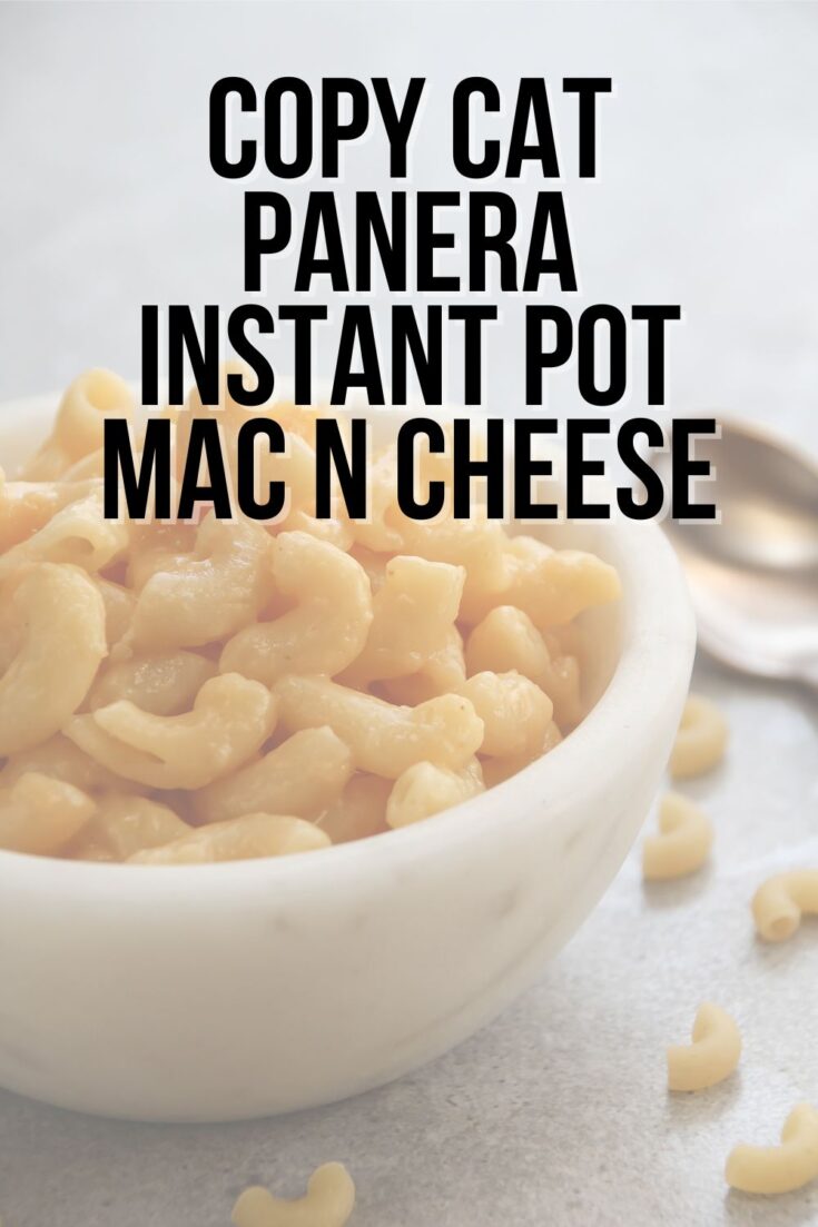 Copy Cat Panera Instant Pot Mac N Cheese